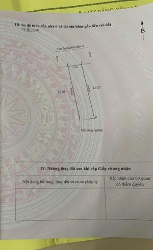 bán đất tái định cư hòa nghĩa. - dương kinh, hải phòng. diện tích: 100m đường 12m rộng