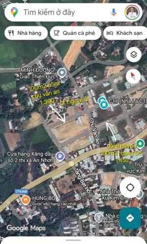 Bán Đất Đội 9 , hòa cư, nhơn hưng , bình định dt 100m2 giá 1 tỉ 450 triệu