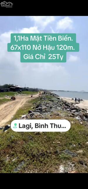 1,1Ha Mặt Tiền Biển Dành Cho Nhà Đầu Tư Có Tầm Nhìn Xa. Giá Tốt
