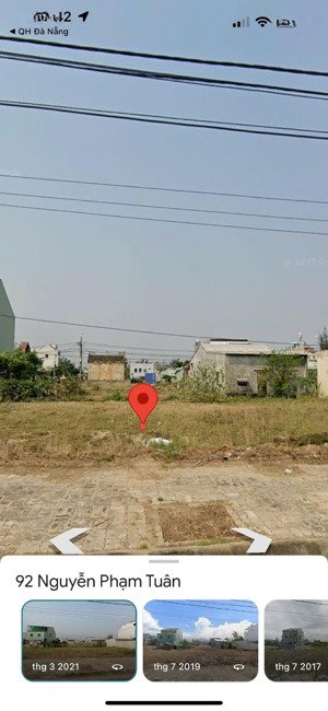 bán lô đất 280m2 ngang 14m mặt đường nguyễn phạm tuân, song song trường sa, gần bãi tắm