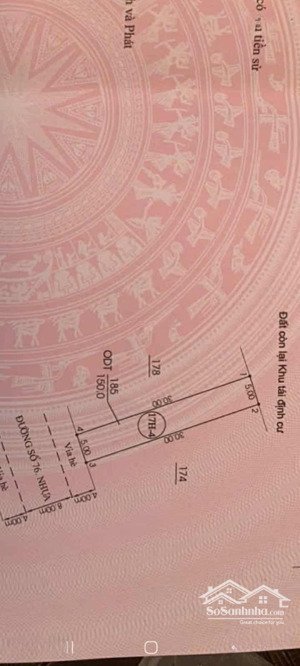 đất đường 76 tdc phú chánh, phú tân, dt: 5x30, thổ cư: 100%, lh: mr.toàn