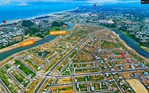 chào bán nam hòa xuân lô 110m2, hướng đông nam trục thông ven sông gần công viên rất đẹp