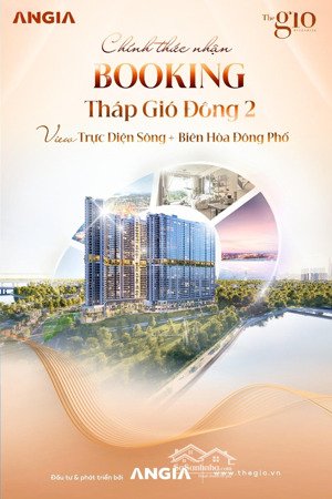 nhận booking tháp đẹp nhất view sông đồng nai - the gió riverside cạnh ga metro s2.1