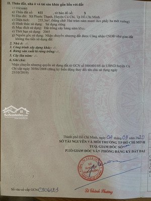 chính chủ - bán đất đường 660 phước thạnh, củ chi, 8x31m, 255m2, giá 1,8 tỷ. ll: kiểm