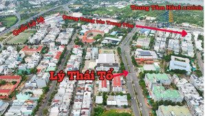 giá tốt nhất khu! cho thuê nhà 1t2l mặt tiền đường lý thái tổ kdc hưng phú 1, tiện vp công ty