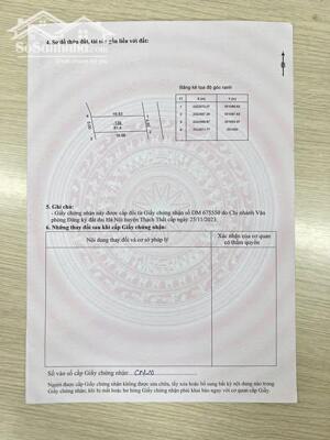 HƠN 3 TỶ CÓ NGAY LÔ ĐẤT DT 81M2 TẠI MIỄU TIẾN XUÂN SÁT VÀNH ĐAI KHU ĐH QUỐC GIA HÒA LẠC LH0866990503