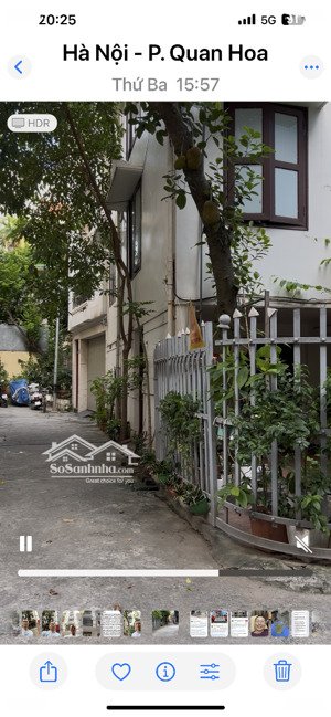 bán bt 3 tầng gần cv thủ lệ, quan hoa, cầu giấy, láng, 133m2, mt 7.2m, gara, ngõ nông. giá 42.5 tỷ