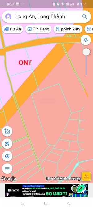 đất mặt tiền đường giải phóng trước mặt sân bay long thành giá tốt