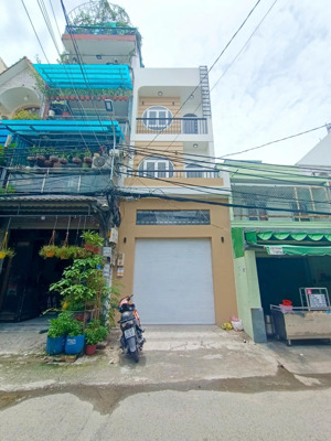 bán nhà mặt tiền hẻm kinh doanh 822 hương lộ 2 (4m*16m- đúc 3 tấm- 6tỷ950 tl) vừa ở vừa kinh doanh