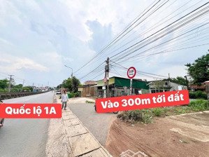 bán 1 cặp xã hưng thịnh,giáp quốc lộ 1a,sổ riêng thổ cư 118m2,đối diện cty