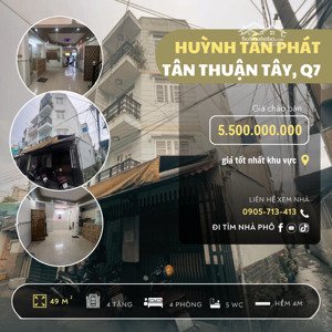 căn góc 4 tầng huỳnh tấn phát, dưới kinh doanh buôn bán, trên cho thuê phòng, thu nhập ổn định