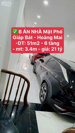 Bán nhà mặt phố ô tô tránh Giáp Bát, Hoàng Mai