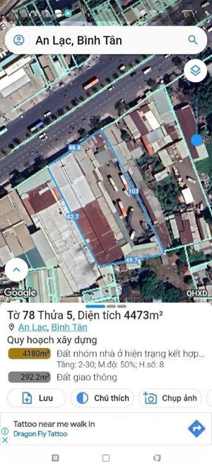 quỹ đất mặt tiền kinh dương vương, an lạc, bình tân (gần vòng xoay an lạc) p. an lạc tp hcm