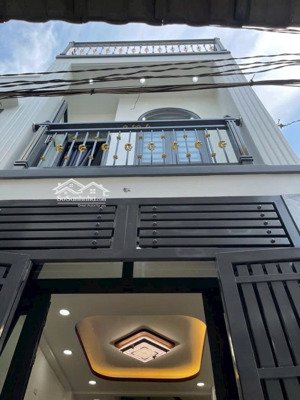 quang trung gò vấp - nhà mới đẹp - kế kdc cty land - dtsd 90m2, 3 tầng - nhỉnh 4 tỷ