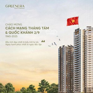 chính thức mở bán dự án greenera southmark (486 ngọc hồi), căn 2 pn hướng tây nam 85m2 chỉ với 6tỷ