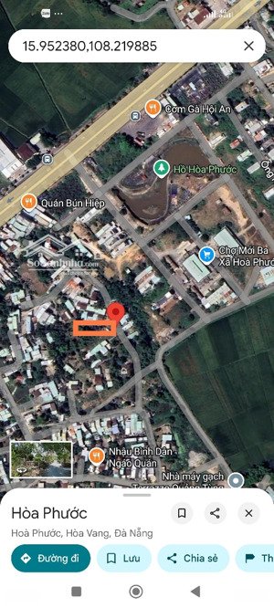 bán đất ngay chợ hòa phước, 1,68 tỷ, 150 m2, mặt tiền 8m, nay thuộc p hoà xuân