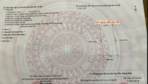 bán đất 97,5m2 thuỷ triều (phường hoà bình) 5 phút ra vinhomes vũ yên ô tô vào nhà giá 1,860 tỷ