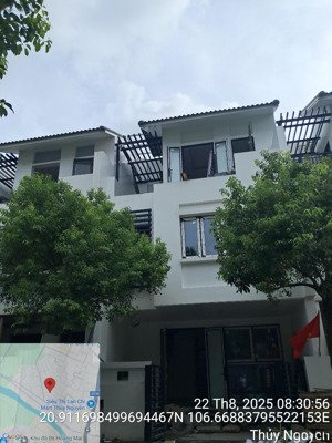 bán căn nhà thô 3 tầng 90m2 phong cách châu âu - kđt tân quang minh - thủy nguyên hp. giá 5,95 tỷ