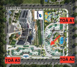 em hồ phương lumiere bán căn 2 ngủ 66m2 view thành phố, toà a2 tầng đẹp, phân khu lumiere evergreen