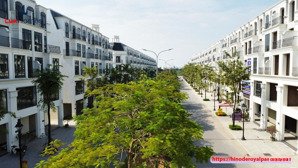 bán căn liền kề 100m2,mặt đường đại lộ bình minh rộng 41m, giá 31 tỷ, hinode royal park - hoài đức