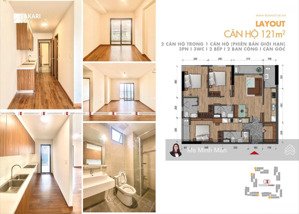 chính chủ bán căn 3pn 121m2, dual key akari bình tân, cơ hội đầu tư tăng giá cao