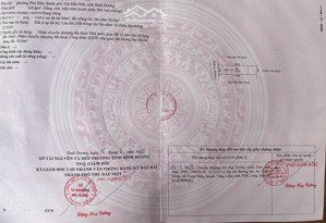 bán đất dt (5x22) = 110.4m2, sát bên kdc hoàng nam - kp9 phú hòa, lh trân trọng