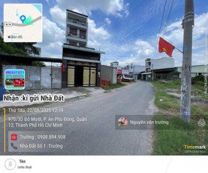 bán đất mặt tiền an phú đông 27 giá tốt tiện kinh doanh 5.1mx25m