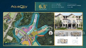 bán nhà phố aqua city 6x20m vị trí trung tâm, tiềm năng tăng giá cao