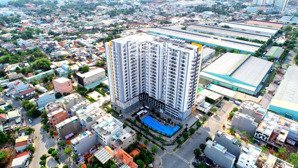 cho thuê căn hộ dịch vụ khu dân cư văn minh, thoáng, view hồ bơi, có ban công