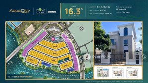 hàng hiếm! bán biệt thự đơn lập aqua city 15x20m, khu compound sang trọng