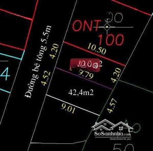 bán đất tại xã trạm lộ, 1,4 tỷ, 42,4 m2 giá siêu hời
