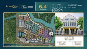 bán nhà phố valencia aqua city 7x19.5m phong cách địa trung hải, giá chỉ 6.4 tỷ
