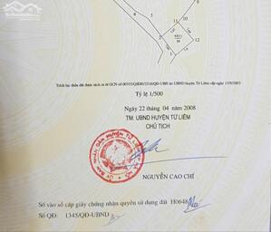 Bá,n Đất Thổ Cư Đông Ba - Thượng Cát - BTL, 56m2. Ngõ nông, ôtô gần đường Tây Thăng Long.