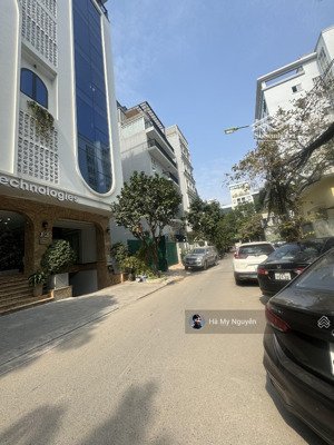 cho thuê nhà phân lô trung kính - trung hoà 70m2, 6 tầng, thang máy, đường 4 làn xe, 32tr/th