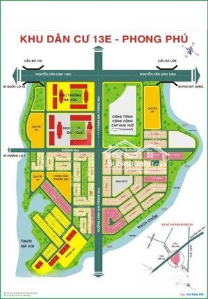 bán lô đất nhà phố kdc 13e intresco nguyễn văn linh diện tích 100 m² giá 4 tỷ liên hệ 