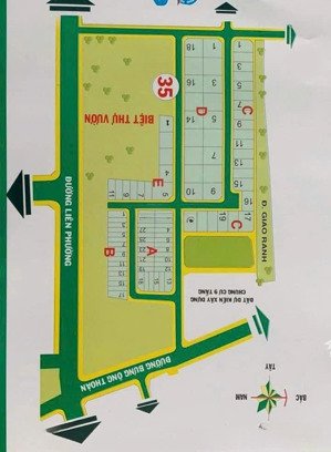 bán nhanh 223m ngang 17m trục chính cách bưng ông thoàn giao liên phường tầm 100m giá 65tr/m