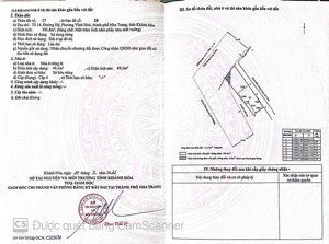 đất 3 mặt tiền đường thân nhân trung, khu hòn xện, bắc nha trang. dt 106 m2 ngang 6m đường rộng 20m