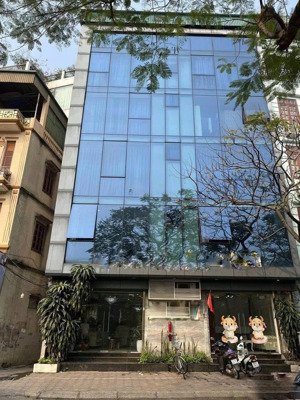 hot! cho thuê tòa nhà đẹp full kính 100m2*5 tầng ngay kđt dịch vọng