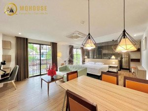 cho thuê căn hộ1pn full nội thất ở bùi viện,q1 chỉ vài phút đến phố đi bộ nguyễn huệ, chợ bến thành