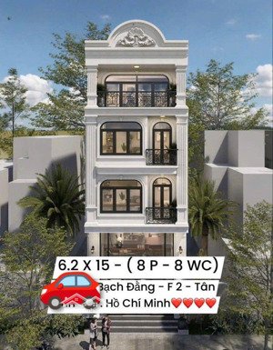 nhà khu sân bay hxh thông, 8 phòng, kinh doanh đỉnh