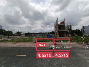 bán hai lô đất liền kề rẻ nhất kdc. 4.5x15m.2 lô 2 sổ- 2.5 tỉ/ lô. lê phong an phú 1. lh 