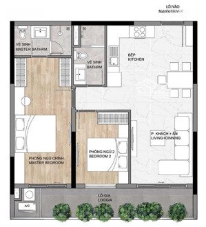 căn hộ potted plant elysian 82m2 2pn, giá 5tỷ2 (102%), tặng ô đậu ô tô, thanh toán 30% nhận nhà