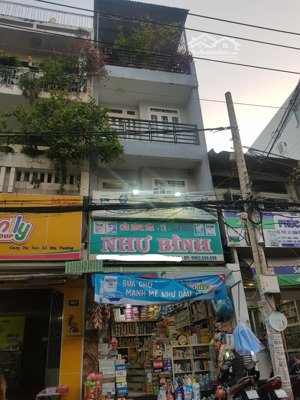 bán nhà mặt tiền bình tây, 3m8 x 18m, 4 lầu, gần chợ bình tây, chỉ 12 tỷ 9, q.6