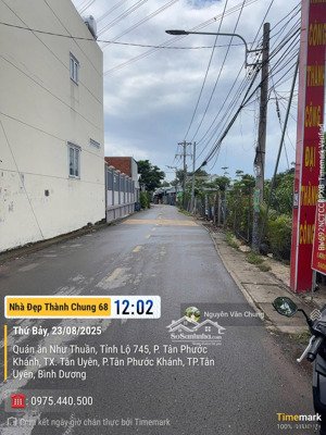 bán đất ở tân phước khánh, tân uyên, bình dương, 2,85 tỷ, 155 m2