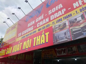 nhà 2 mặt tiền đường 769, 398m2 đang cho thuê kinh doanh nội thất 15 triệu/tháng long thành