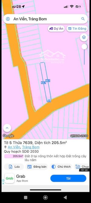 hiếm mặt tiền kinh doanh 5x40 full thổ xã an viễn,gần khu lục quân 2 biên hòa