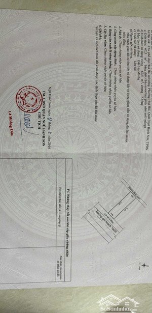 bán lô đất mt đường tây sơn, ngũ hành sơn, vị trí đẹp ngay chợ non nước, đường 7.5m