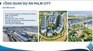 bán nhà phố palm city novaland quận 9, diện tích 5*20m xd 1 trệt 2 lầu giá chỉ 9 tỷ . nhận nhà ngay