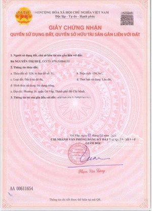 chính chủ bán lô đất hxh lê đức thọ p.16 q.gv thông & thốngnhất 9x11 cn 150,12m 8,1 tỷ 