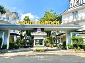 bán biệt thự đơn lập dự án louis garden (kdc khang an) dt: 225.3m2 (11.2m x 20m) nhà 3 lầu, áp mái